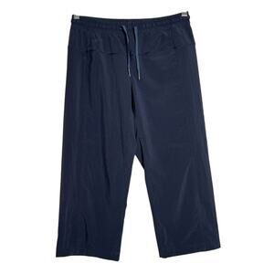 Lululemon Step Lively Crop Pants Womens‎ 4 Navy Blue Dance Gym Workout Yoga